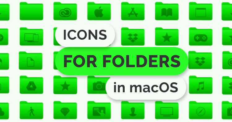 How to change icons for folders in macOS