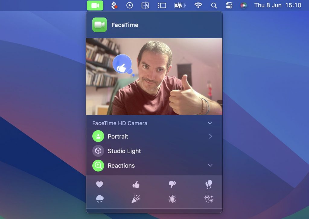 FaceTime MacOS Sonoma Reactions | SELECTOR SPACE