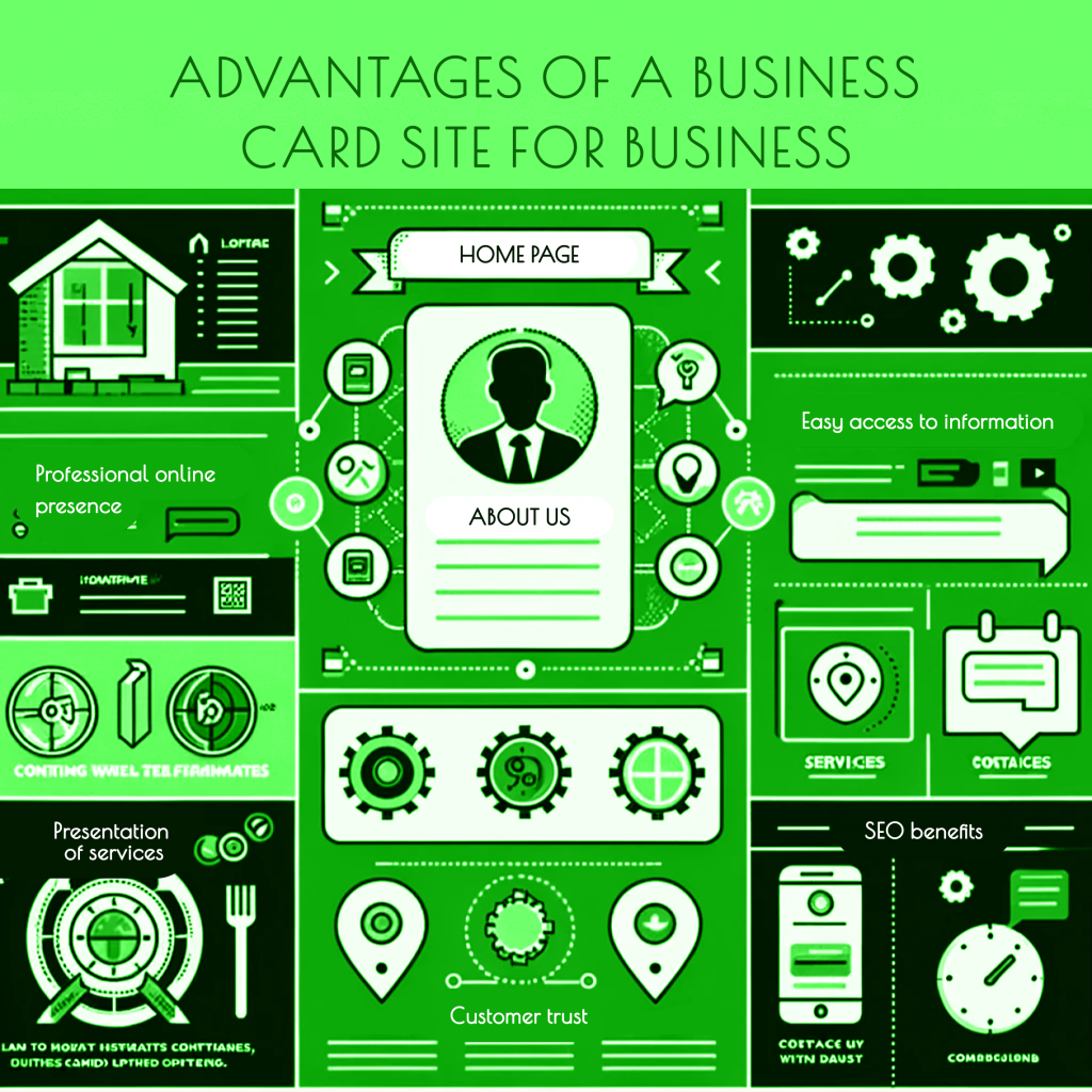 Image of the benefits of a business card website Advantages of a site cards | SELECTOR.SPACE