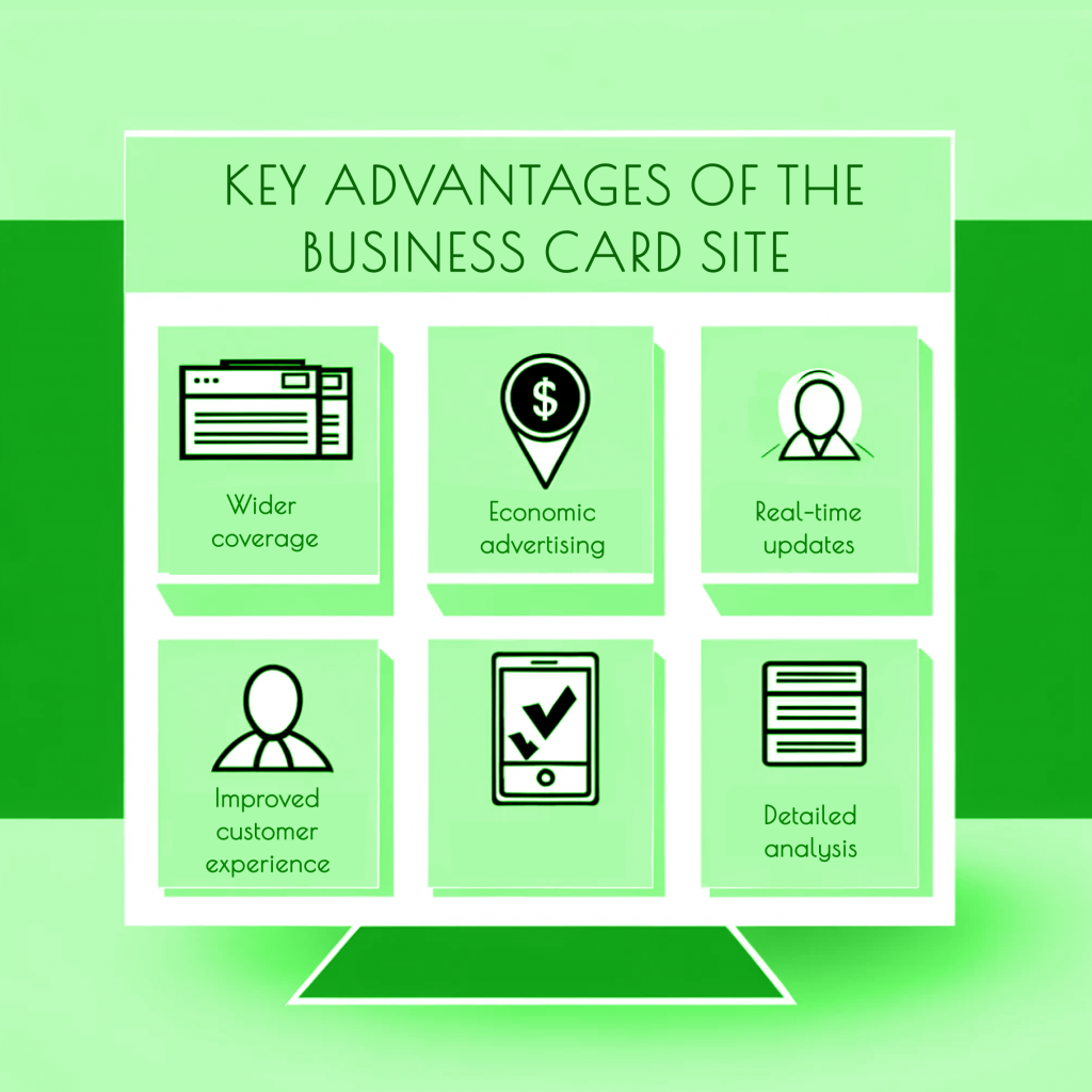 Key advantages of the business cards site | SELECTOR.SPACE