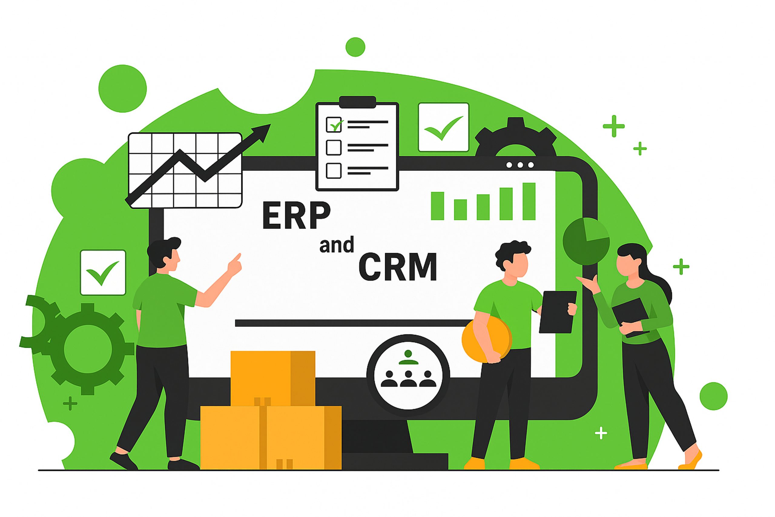 The difference between CRM and ERP | SELECTOR.SPACE