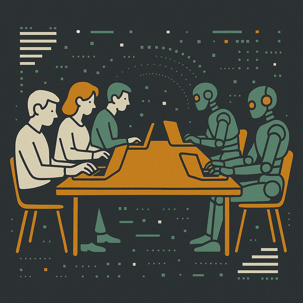 Image of how people work with robots on IUI design People work with robots on IUI design | SELECTOR.SPACE