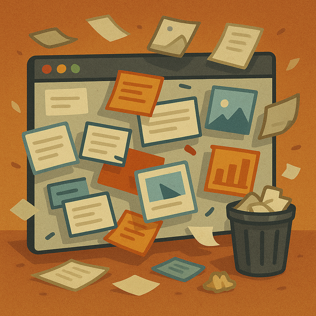 Website content overload | SELECTOR.SPACE