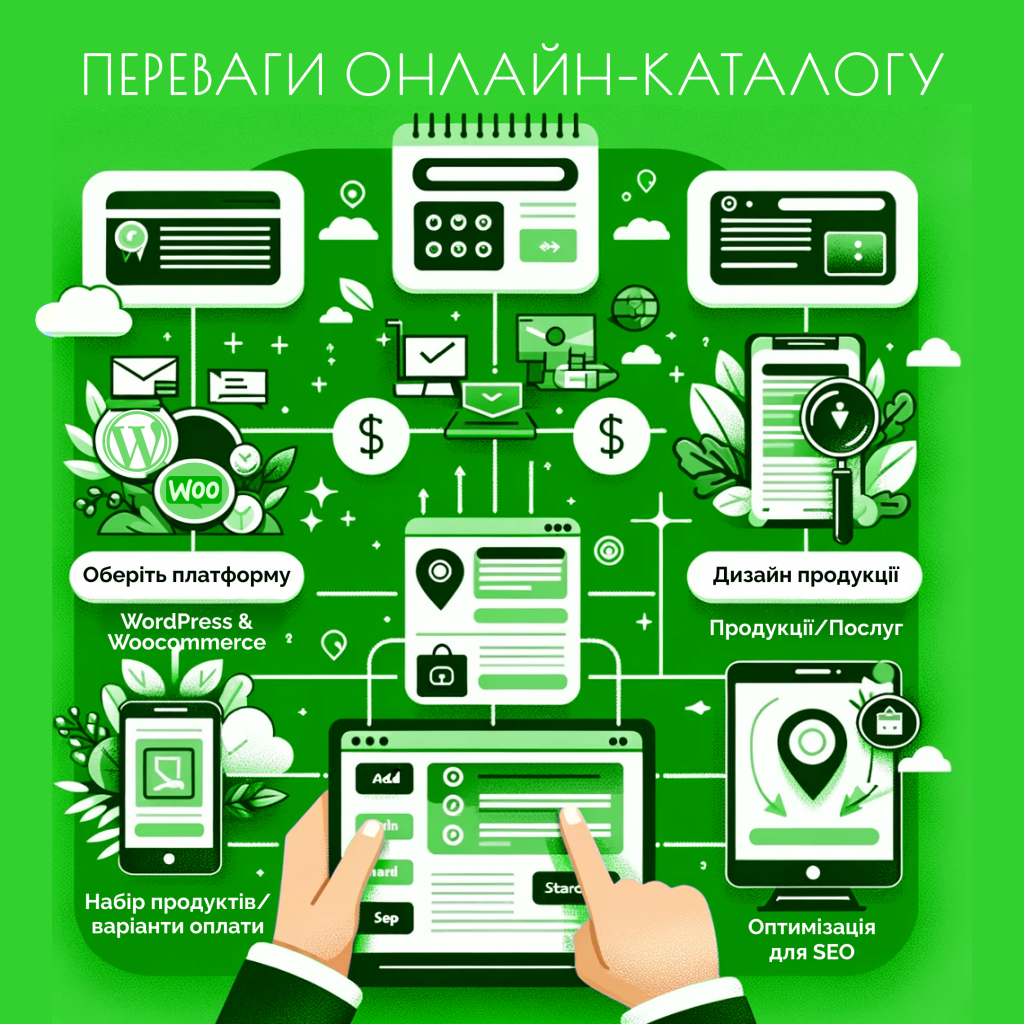 Зображення переліку переваг інтернет каталогу. Перелік переваг онлайн каталогу | СЕЛЕКТОР.СПЕЙС