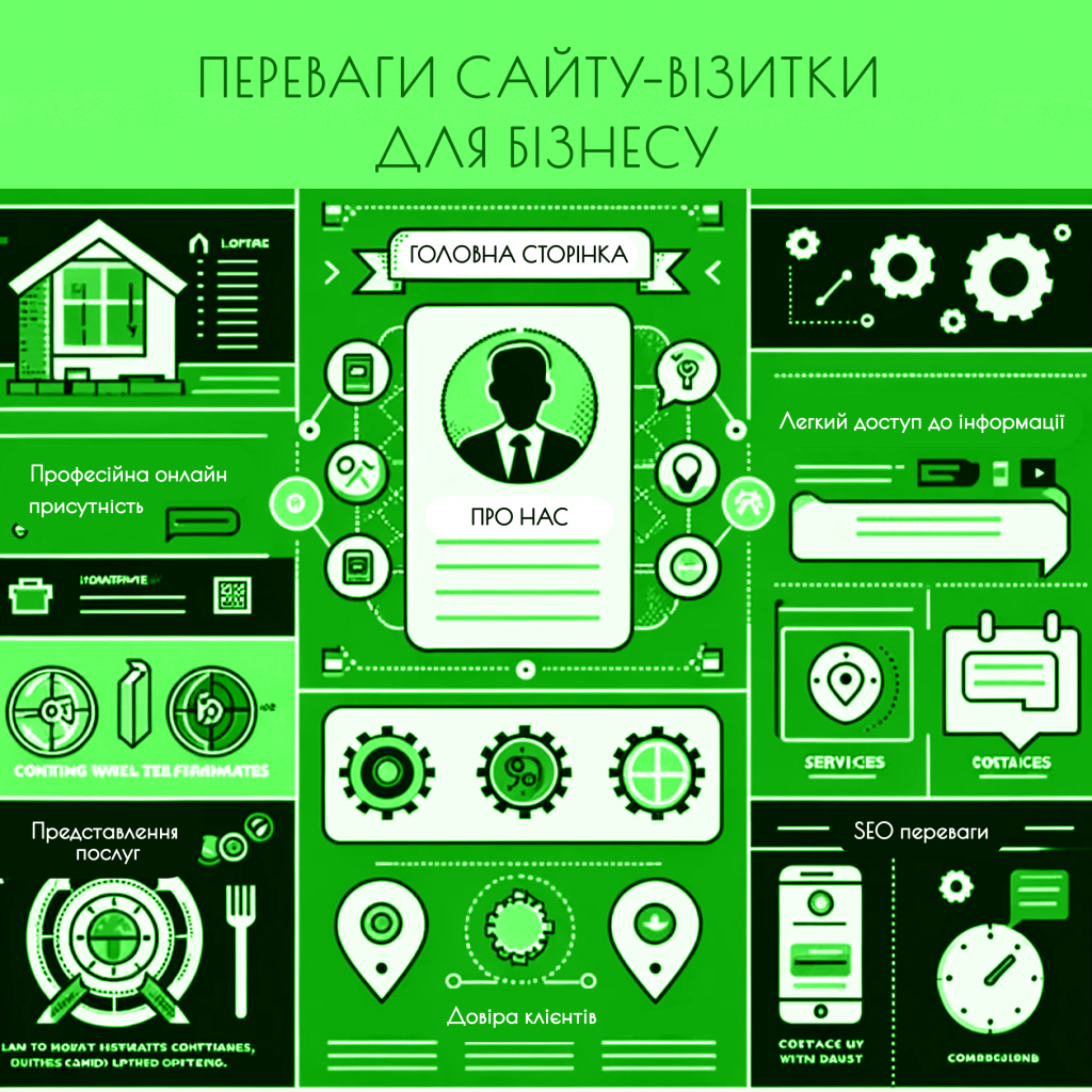 Переваги сайту візитки для бізнесу | СЕЛЕКТОР.СПЕЙС